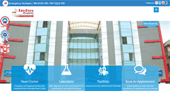 Desktop Screenshot of indushospital.com